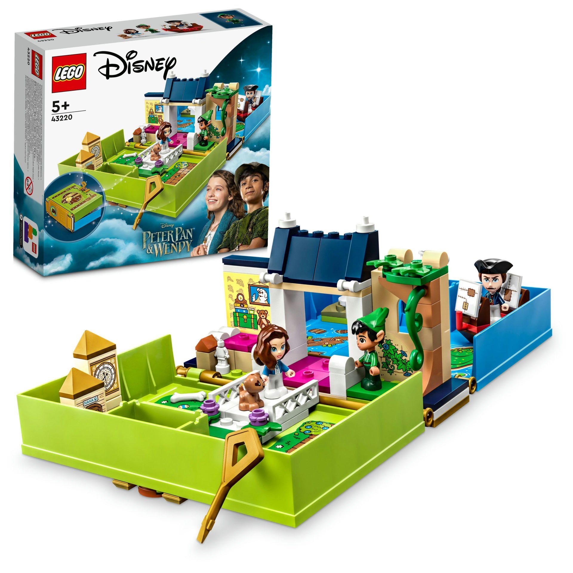 LEGO® ǀ Disney Peter Pan ve Wendy'nin Hikaye Kitabı Macerası 43220