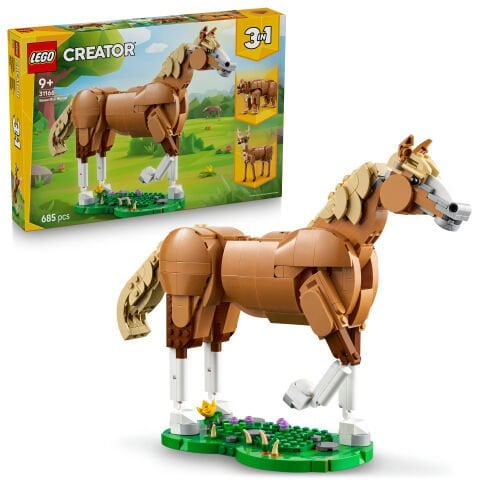 LEGO® Creator 3'ü 1 Arada Güzel At Oyuncak Hayvan Yapım Seti 31166