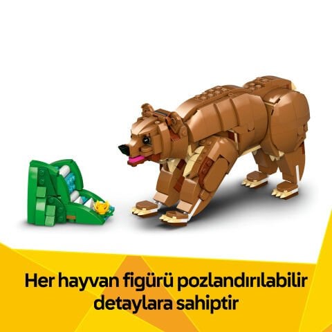 LEGO® Creator 3'ü 1 Arada Güzel At Oyuncak Hayvan Yapım Seti 31166