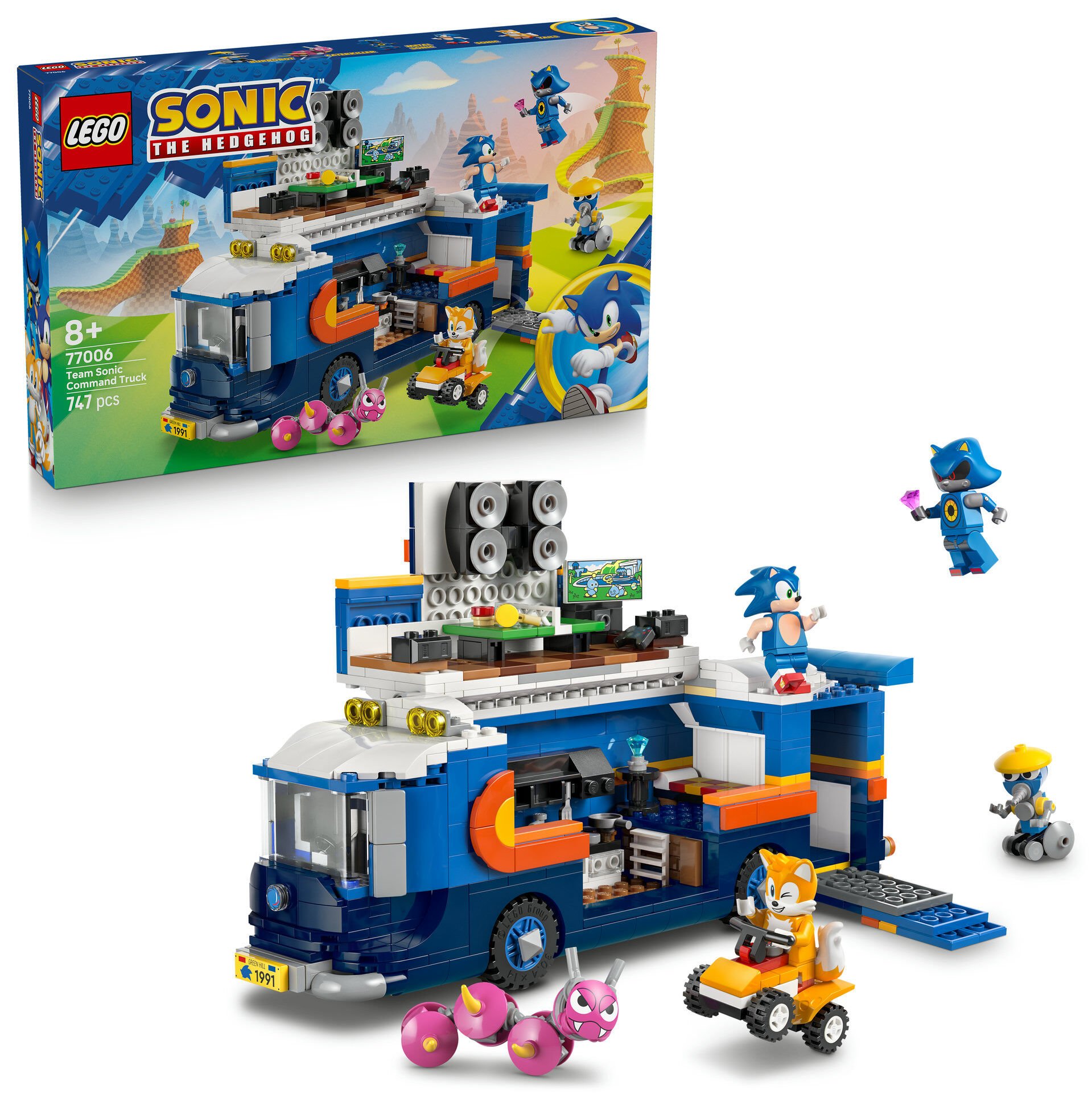 LEGO® Sonic the Hedgehog™ Sonic Takımı Komuta Kamyonu Video Oyunu Oyuncağı 77006