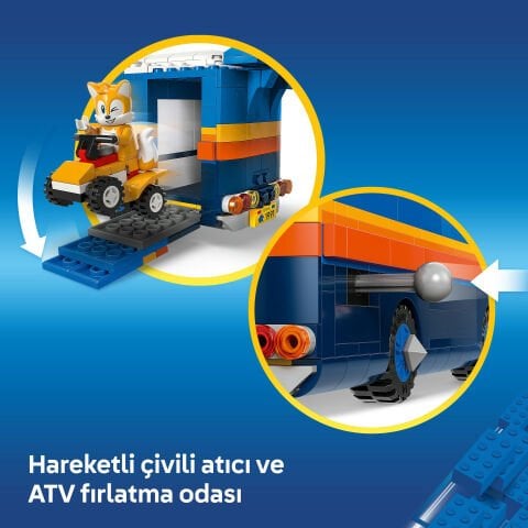 LEGO® Sonic the Hedgehog™ Sonic Takımı Komuta Kamyonu Video Oyunu Oyuncağı 77006