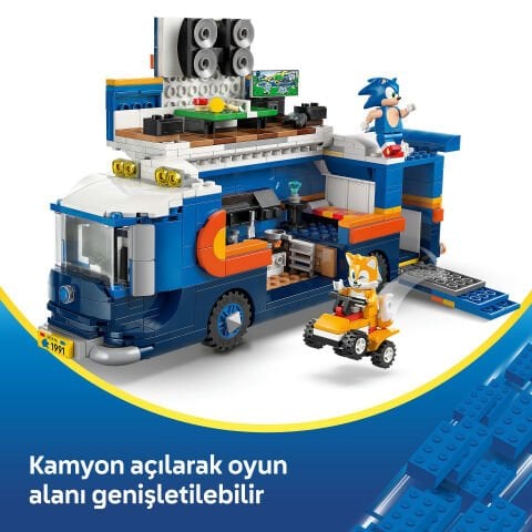 LEGO® Sonic the Hedgehog™ Sonic Takımı Komuta Kamyonu Video Oyunu Oyuncağı 77006
