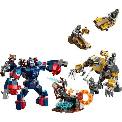 LEGO® ǀ Marvel Avengers: Endgame Thor, Chitauri'ye Karşı Süper Kahraman Aksiyonu 76322