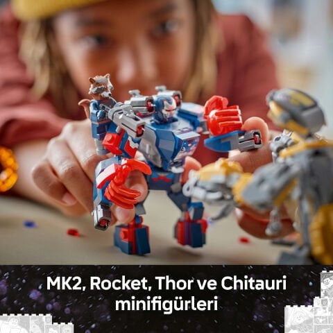 LEGO® ǀ Marvel Avengers: Endgame Thor, Chitauri'ye Karşı Süper Kahraman Aksiyonu 76322