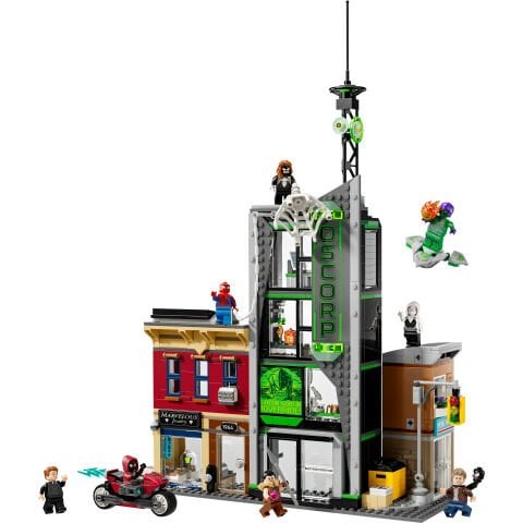 LEGO® ǀ Marvel Örümcek Adam, Oscorp'a Karşı, Süper Kahraman Yapım Seti 76324