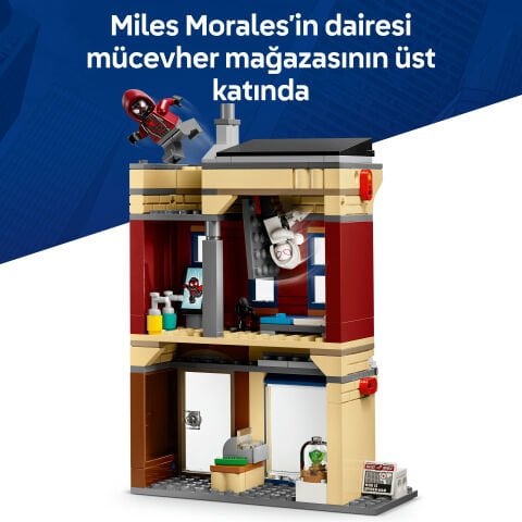 LEGO® ǀ Marvel Örümcek Adam, Oscorp'a Karşı, Süper Kahraman Yapım Seti 76324