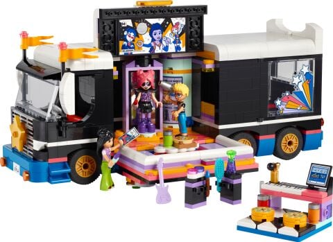 LEGO® Friends Pop Star Müzik Turne Otobüsü 42619
