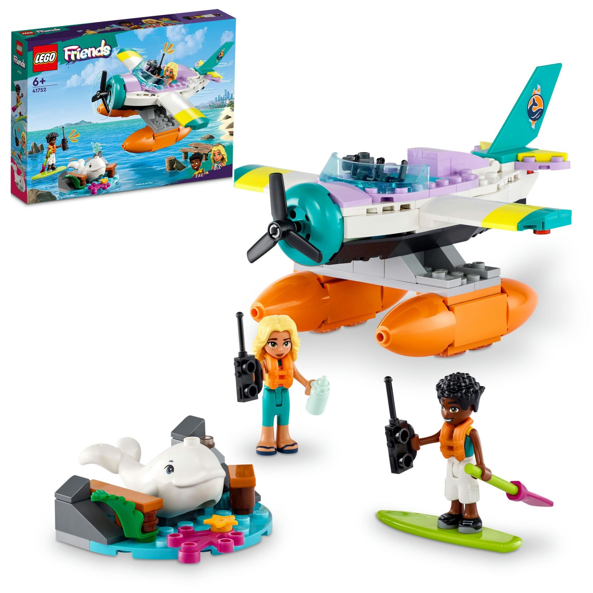 LEGO® Friends Deniz Kurtarma Uçağı 41752 Oyuncak Yapım Seti