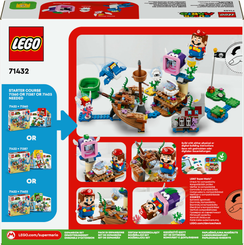 LEGO® Super Mario™ Dorrie'nin Batık Gemi Macerası Ek Macera Seti 71432