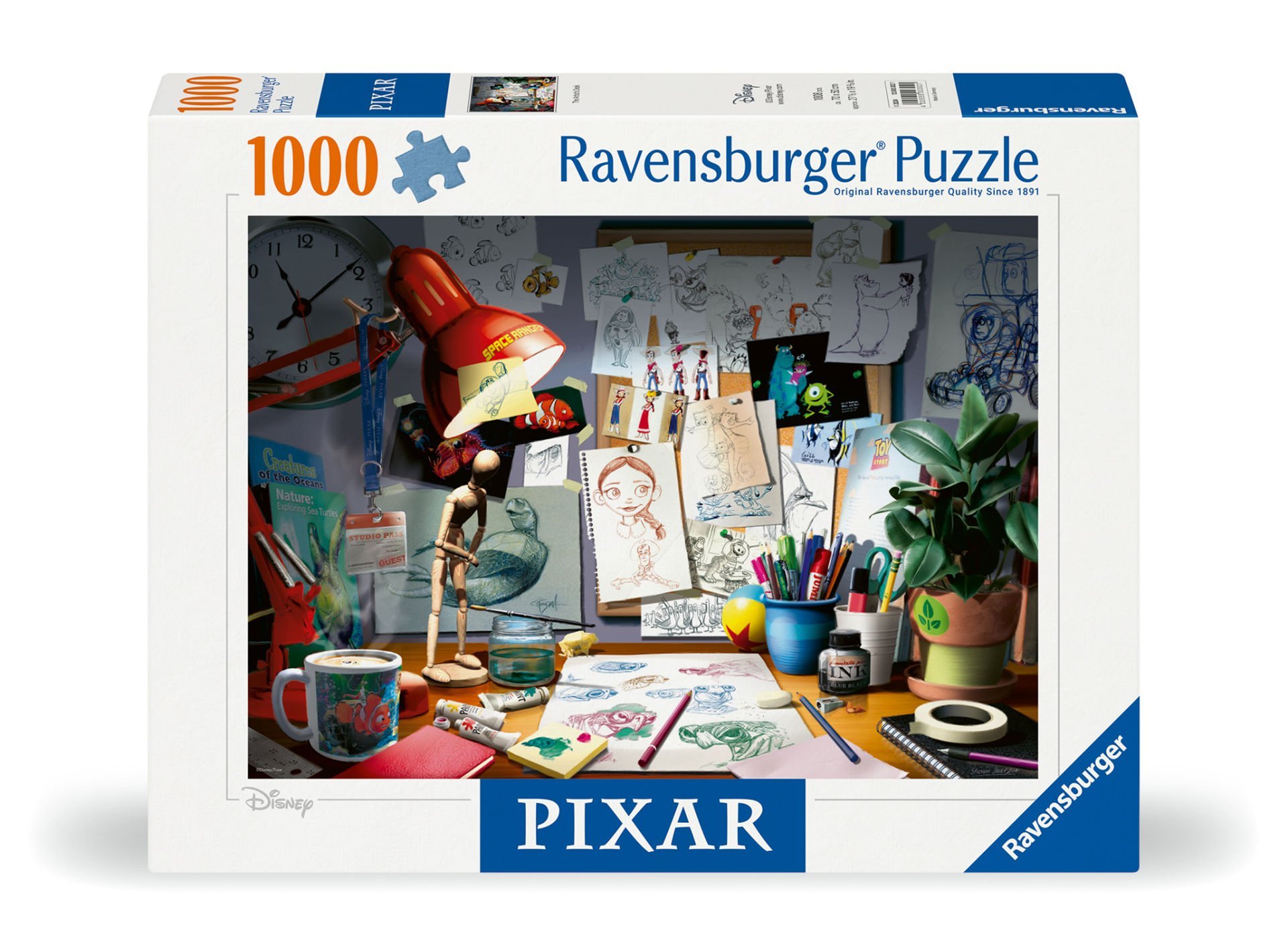1000 Parçalı Puzzle WD Masa