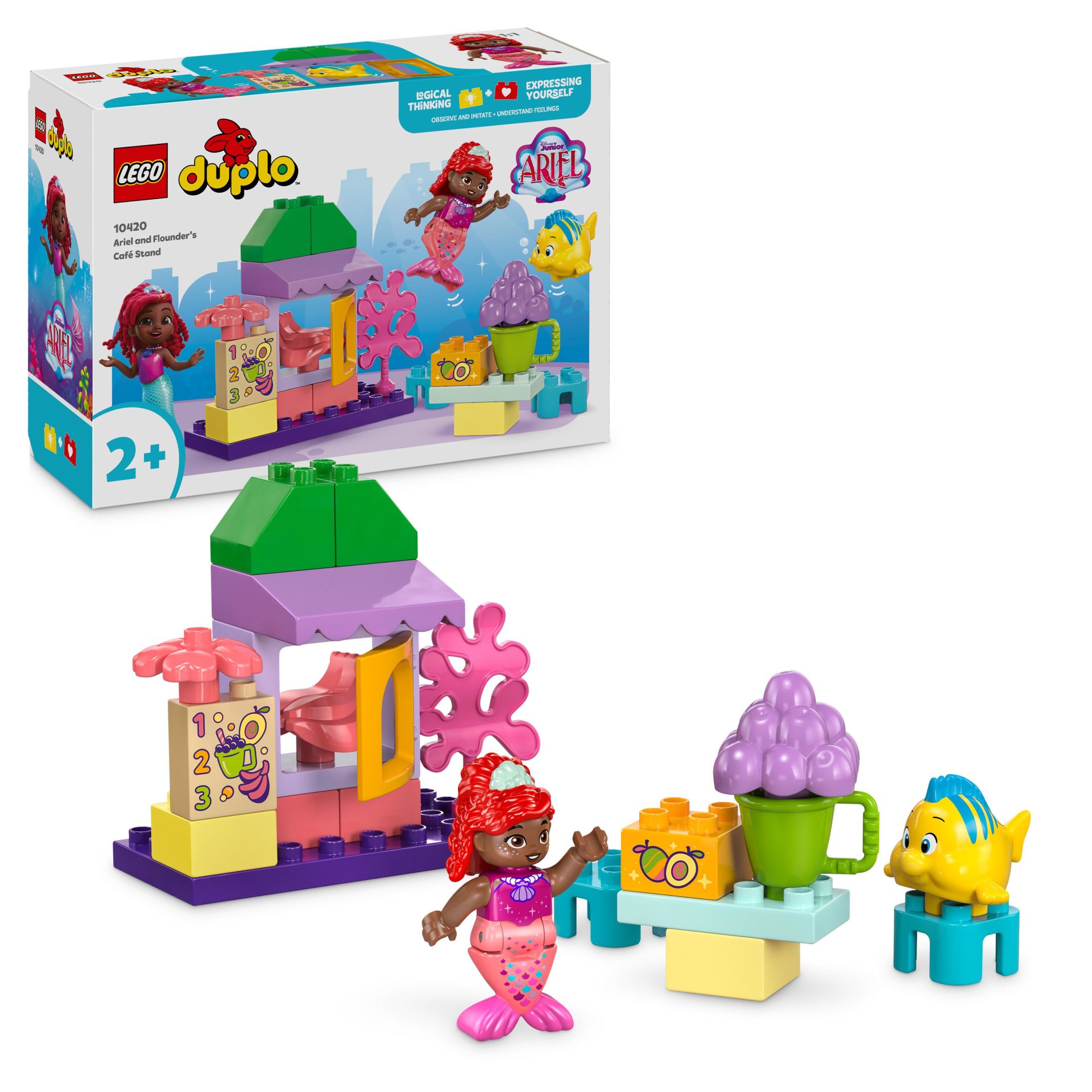 LEGO® DUPLO® | Disney Ariel ve Flounder'ın Kafe Standı 10420