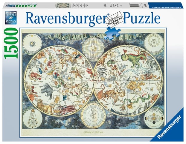 1500p Puzzle Map of Beasts