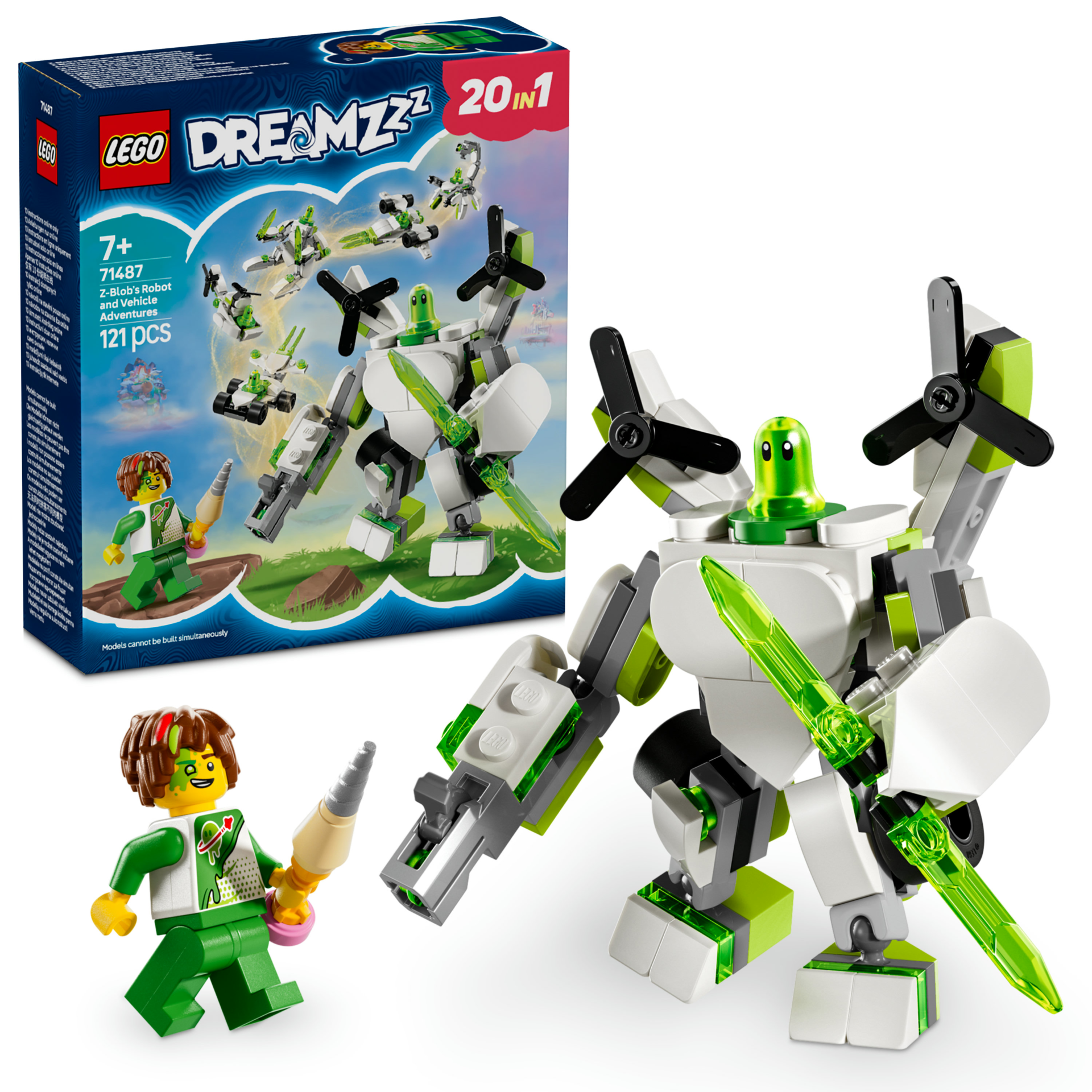 LEGO® DREAMZzz™ Z-Blob’un Robot ve Araç Maceraları Robot Oyuncakları 71487