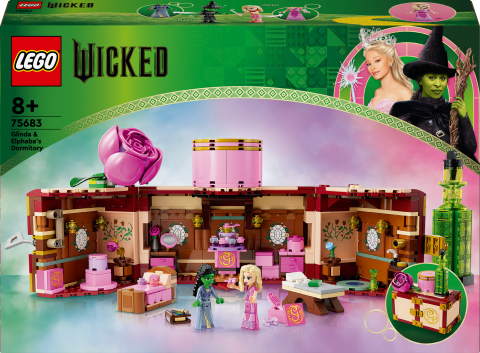 LEGO® Wicked Glinda ve Elphaba’nın Yurdu Koleksiyonluk Oyuncak Modeli 75683