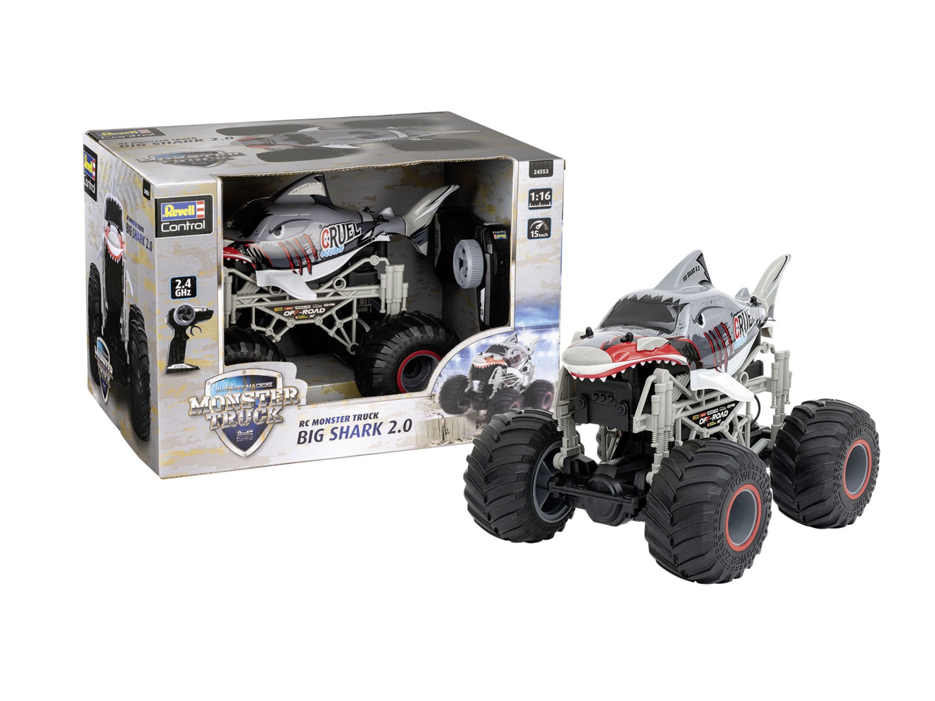 RC Canavar Kamyon - Big Shark 2.0
