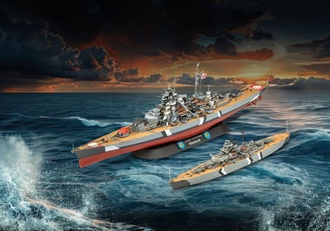 Gift Set The Legendary Bismarck (1:700 & 1:1200)