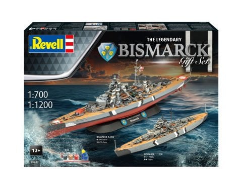 Gift Set The Legendary Bismarck (1:700 & 1:1200)