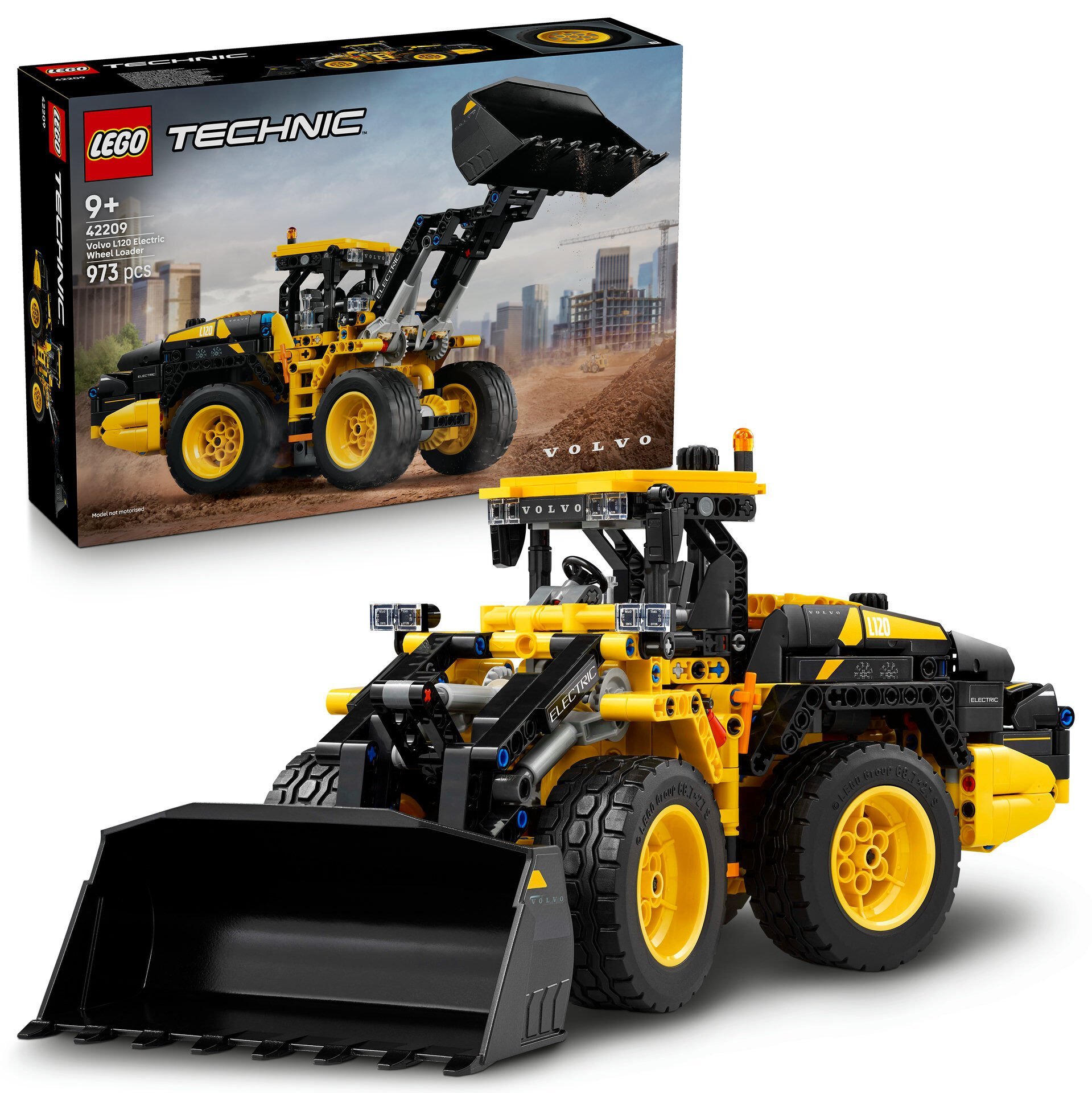 LEGO® Technic Volvo L120 Electric Tekerlekli Yükleyici Yapım Oyuncağı 42209