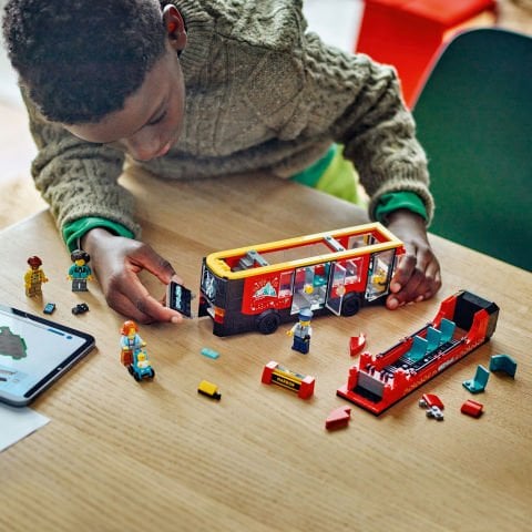 LEGO® City Kırmızı İki Katlı Gezi Otobüsü Oyuncağı 60407