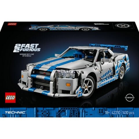 LEGO® Technic™ Daha Hızlı Daha Öfkeli Nissan Skyline GT-R (R34) Araba Modeli Seti 42210