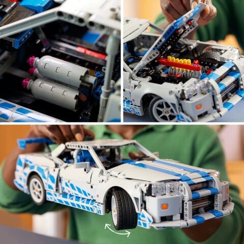LEGO® Technic™ Daha Hızlı Daha Öfkeli Nissan Skyline GT-R (R34) Araba Modeli Seti 42210