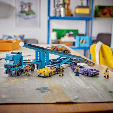 LEGO® City Spor Arabalı Araç Taşıma Kamyonu 60408
