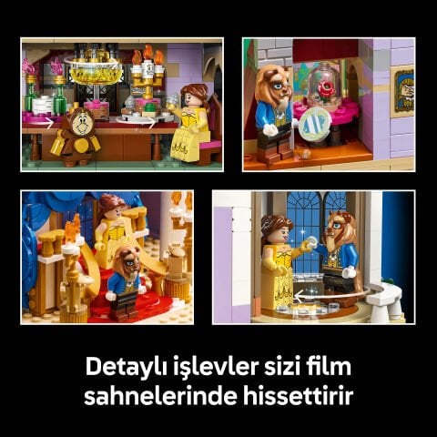 LEGO® ǀ Disney Princess Güzel ve Çirkin Şatosu Yapım Seti 43263