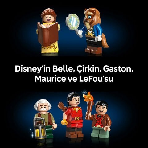 LEGO® ǀ Disney Princess Güzel ve Çirkin Şatosu Yapım Seti 43263