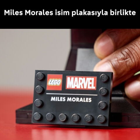LEGO® ǀ Marvel Miles Morales'in Maskesi Yetişkinler için Koleksiyonluk Yapım Seti 76329