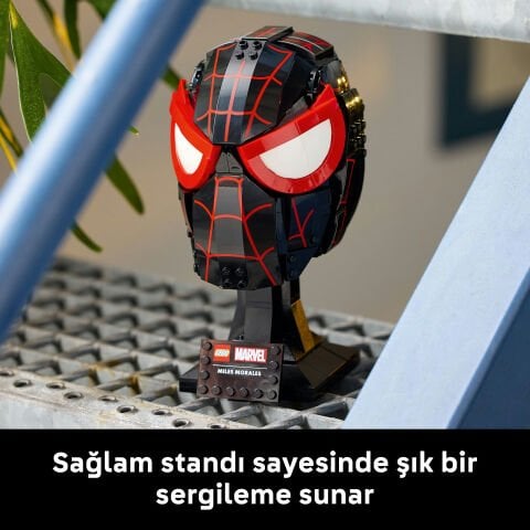 LEGO® ǀ Marvel Miles Morales'in Maskesi Yetişkinler için Koleksiyonluk Yapım Seti 76329