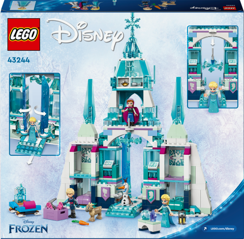 LEGO® ǀ Disney Karlar Ülkesi Elsa’nın Buz Sarayı Yapım Oyuncağı 43244