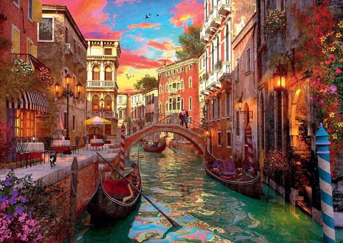 Ravensburger 1000 Parçalı Puzzle Venice Ramance-152629