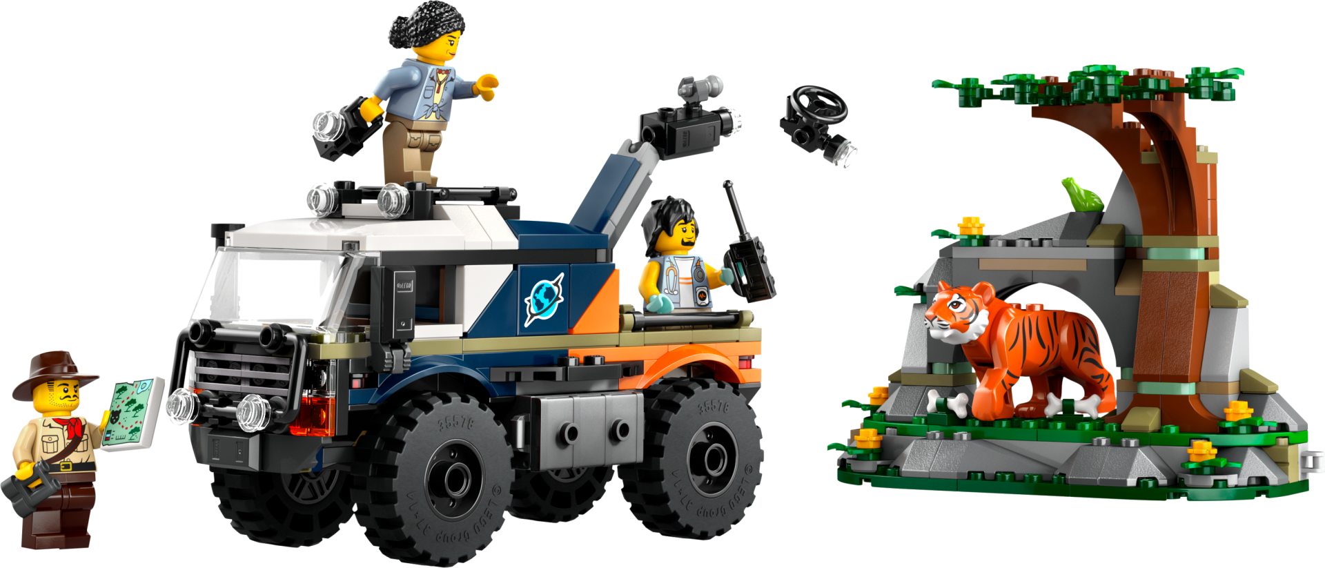 LEGO® City Orman Kaşifinin Arazi Kamyonu Oyuncağı 60426