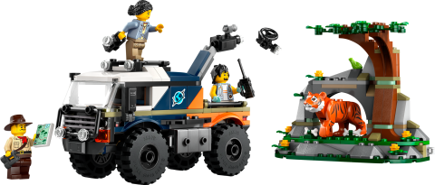 LEGO® City Orman Kaşifinin Arazi Kamyonu Oyuncağı 60426