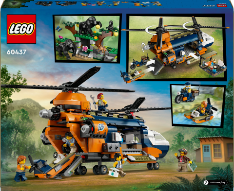 LEGO® City Orman Kaşifinin Helikopteri Kamp Yerinde Seti 60437
