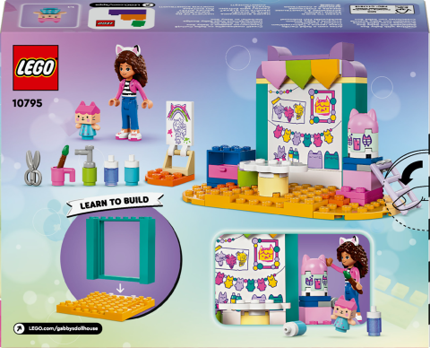 LEGO® 4+ Gabby’s Dollhouse Karton Yavru Kedi ile El Sanatları 10795