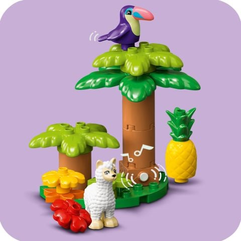 LEGO® DUPLO® Vahşi Dünya Hayvanları 10975 - 2 Yaş ve Üzeri Çocuklar için Vahşi Hayvan Oyuncak Yapım Seti (142 Parça)