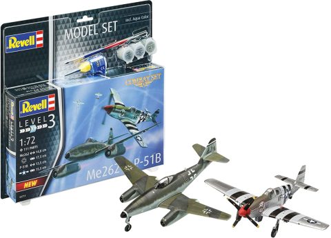 Model Set Combat Set Me262 & P-51B