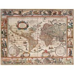 Ravensburger 2000 Parçalı Puzzle 1650 Yılı Dünya Haritası.-166336