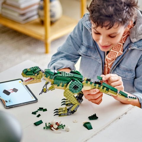 LEGO® Creator 3’ü 1 Arada T. rex, Çocuklar için Dinozor Oyuncağı 31151