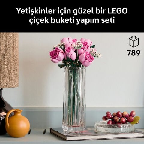 LEGO Botanicals Pembe Gül Buketi 10374