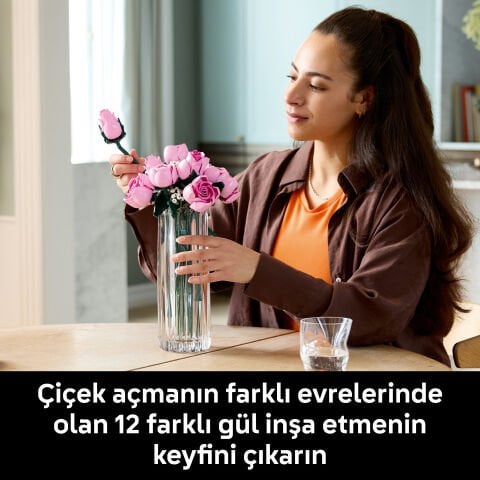 LEGO Botanicals Pembe Gül Buketi 10374