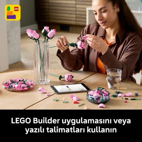 LEGO Botanicals Pembe Gül Buketi 10374