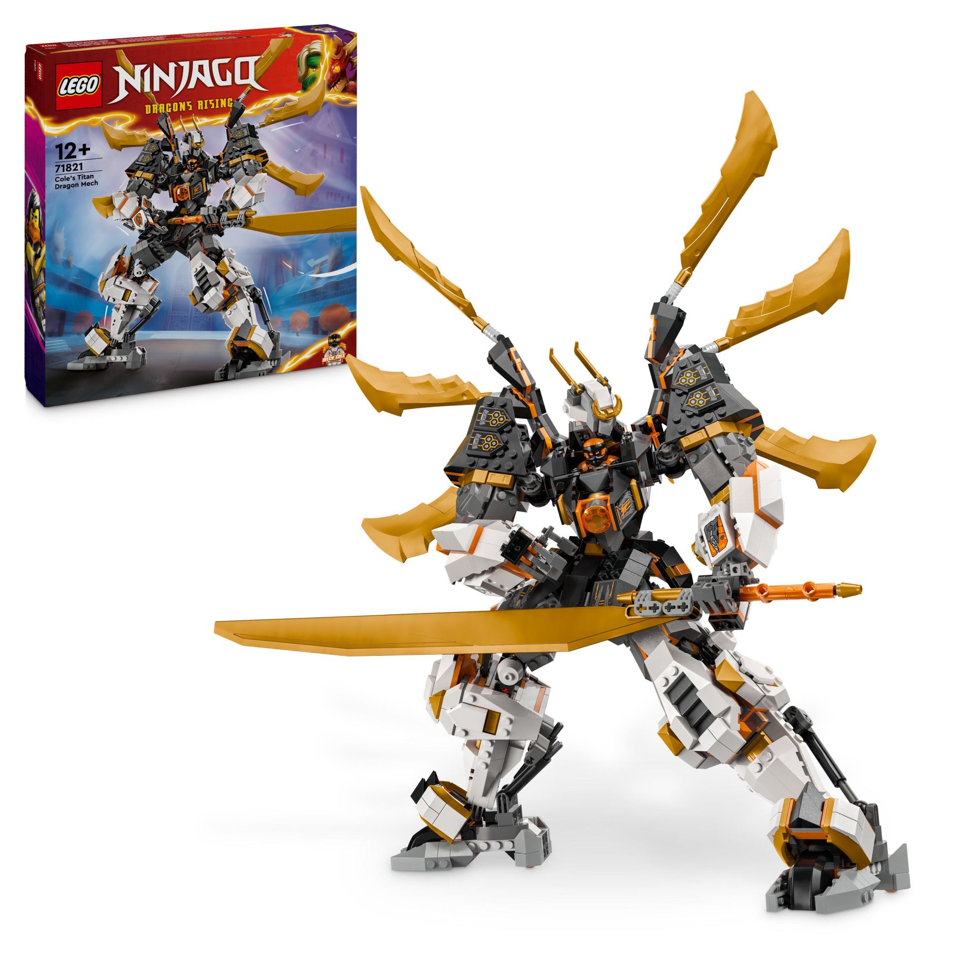LEGO® NINJAGO® Cole’un Titan Ejderha Robotu Macera Oyuncağı 71821