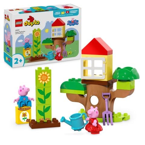LEGO® DUPLO® Peppa Pig Bahçe ve Ağaç Ev Oyuncağı 10431