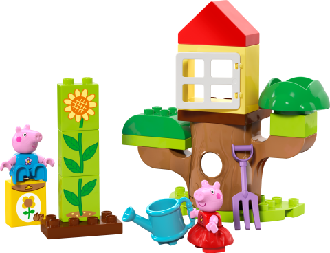 LEGO® DUPLO® Peppa Pig Bahçe ve Ağaç Ev Oyuncağı 10431