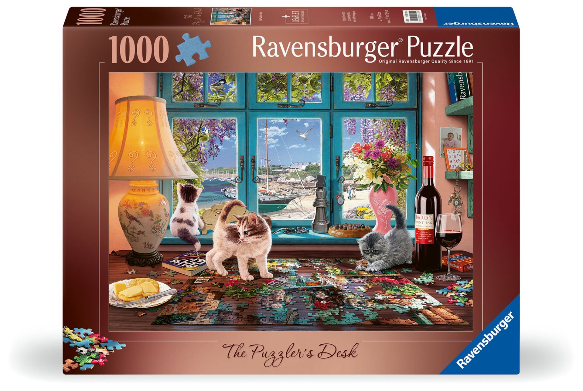 1000 Parça Puzzle Tutkununun Masası