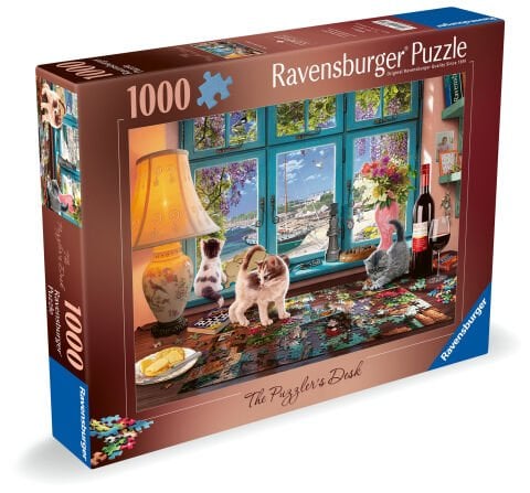 1000 Parça Puzzle Tutkununun Masası