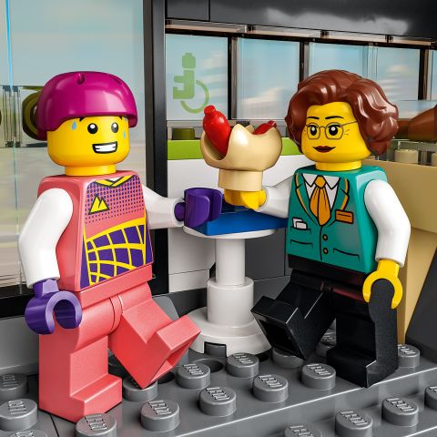 LEGO® City Ekspres Yolcu Treni 60337 - 7 Yaş ve Üzeri Çocuklar için Powered Up Teknolojili Oyuncak Tren Yapım Seti