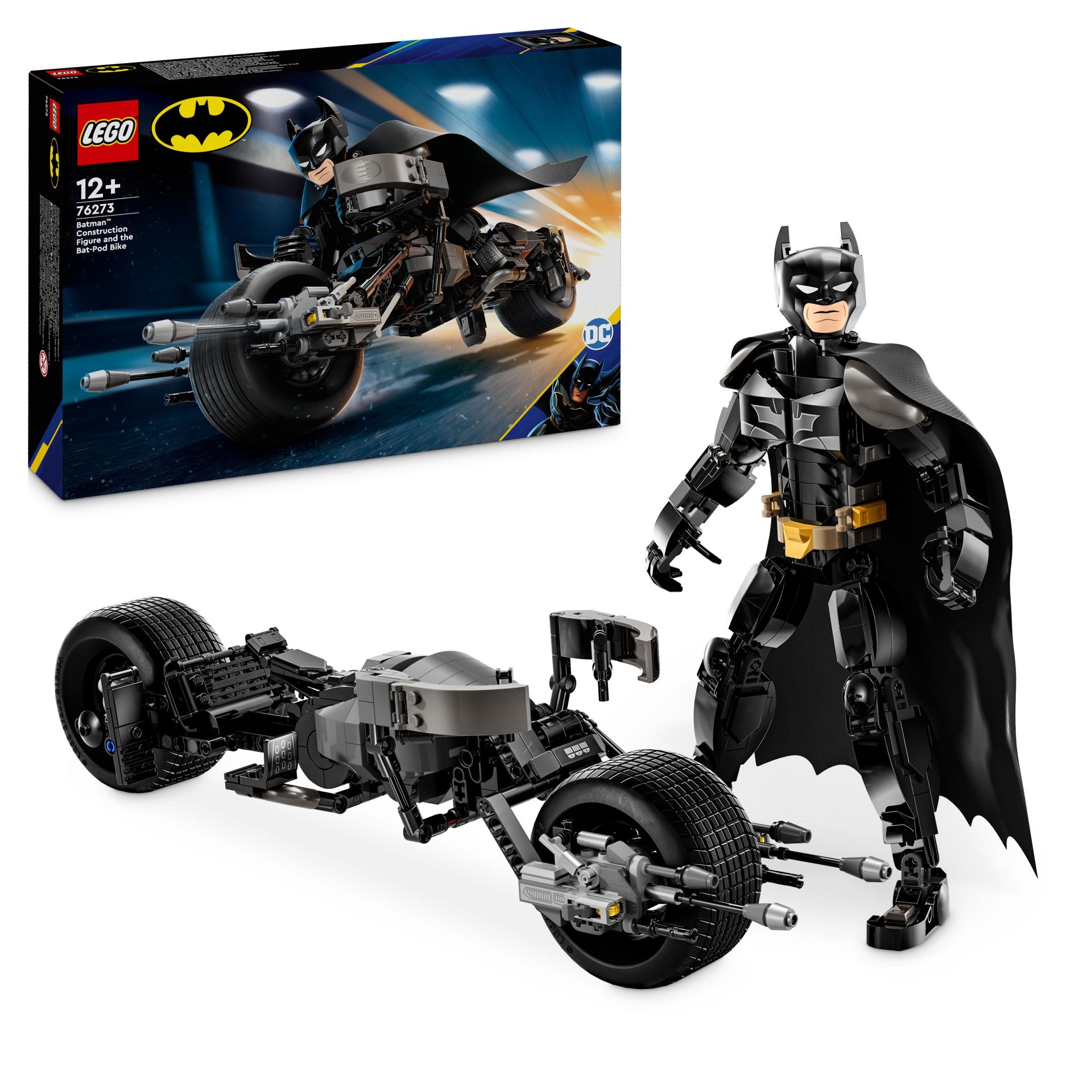 LEGO® DC Batman™: Batman Yapım Figürü ve Bat-Pod Motosiklet 76273